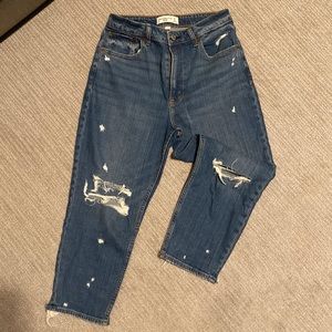 Abercrombie & Fitch Curve Love Mom Jeans